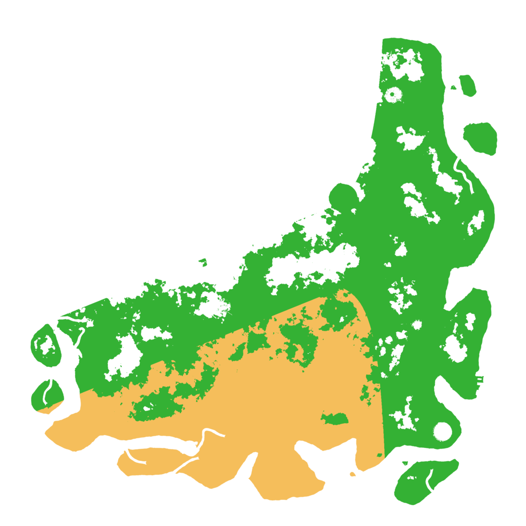 Biome Rust Map: Procedural Map, Size: 5000, Seed: 1942295760