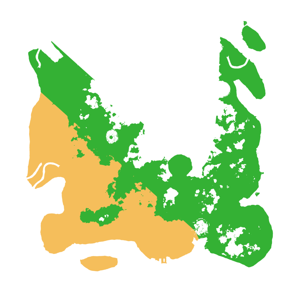 Biome Rust Map: Procedural Map, Size: 3500, Seed: 443989397