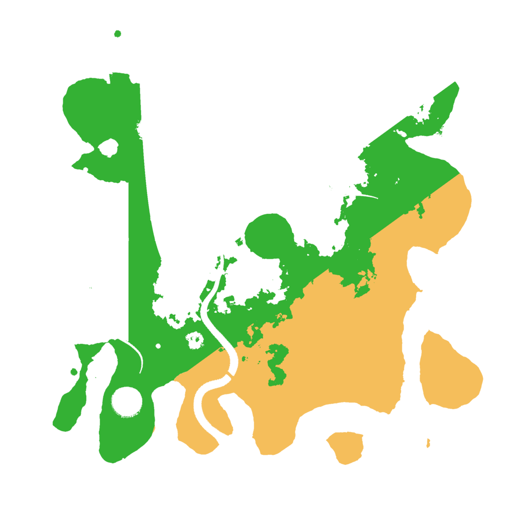 Biome Rust Map: Procedural Map, Size: 3000, Seed: 494825845