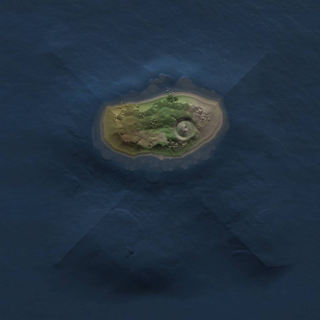 Rust Map: Procedural Map, Size: 1000, Seed: 787471002, 1 Monuments