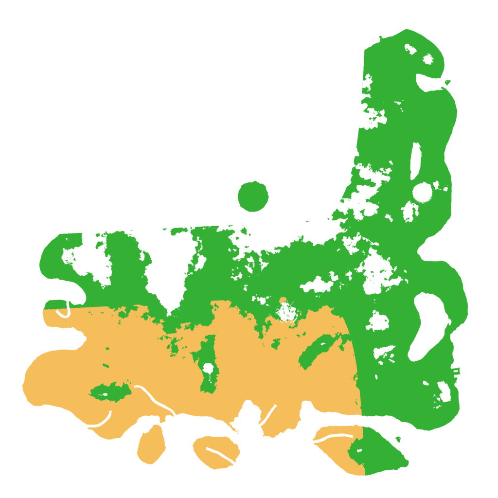 Biome Rust Map: Procedural Map, Size: 4500, Seed: 544893216