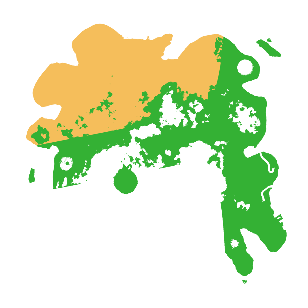 Biome Rust Map: Procedural Map, Size: 3500, Seed: 959420590