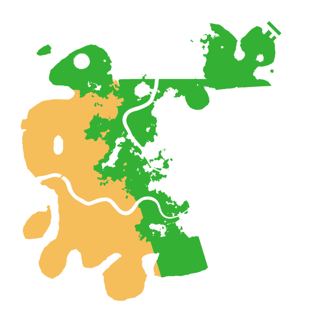 Biome Rust Map: Procedural Map, Size: 3700, Seed: 328960007