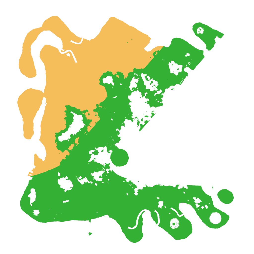 Biome Rust Map: Procedural Map, Size: 3800, Seed: 132165