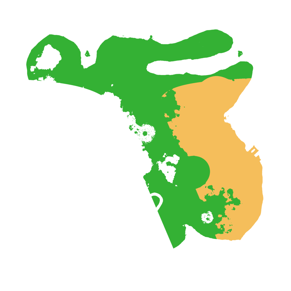 Biome Rust Map: Procedural Map, Size: 2500, Seed: 334