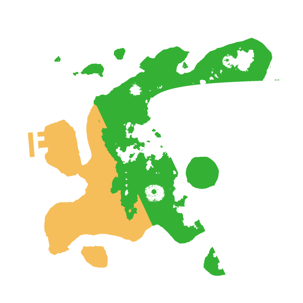 Biome Rust Map: Procedural Map, Size: 2500, Seed: 69696969