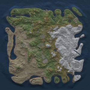 Thumbnail Rust Map: Procedural Map, Size: 4500, Seed: 2092022, 20 Monuments