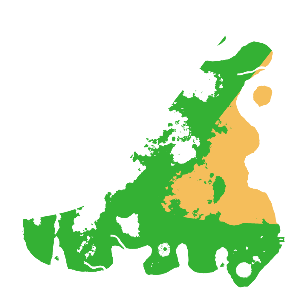 Biome Rust Map: Procedural Map, Size: 3500, Seed: 698925525