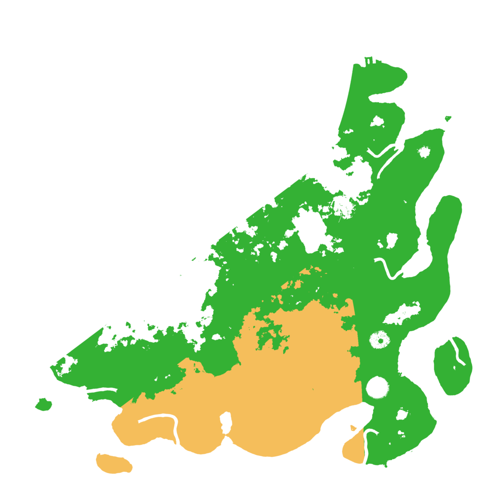 Biome Rust Map: Procedural Map, Size: 4000, Seed: 68857102