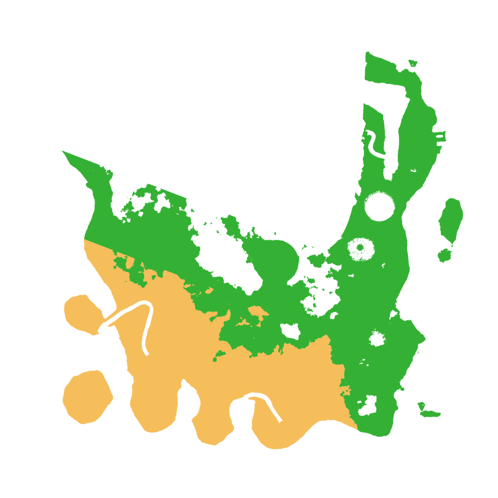 Biome Rust Map: Procedural Map, Size: 3000, Seed: 13842