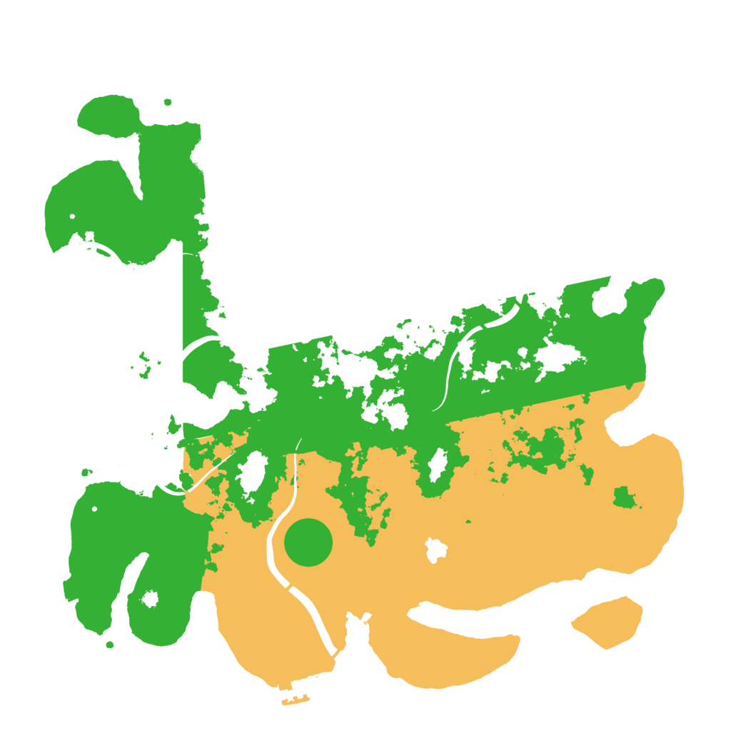 Biome Rust Map: Procedural Map, Size: 4000, Seed: 15414