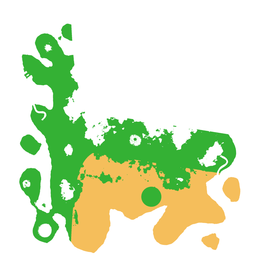 Biome Rust Map: Procedural Map, Size: 3500, Seed: 5524