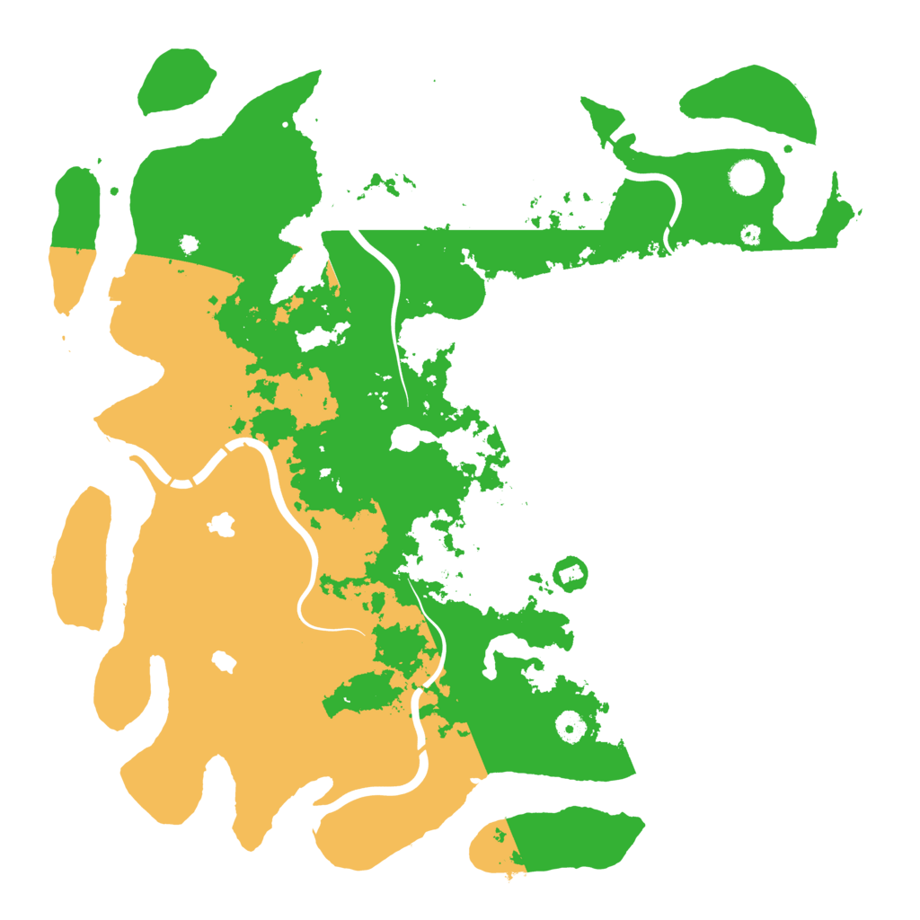 Biome Rust Map: Procedural Map, Size: 4500, Seed: 1460598578