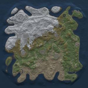 Thumbnail Rust Map: Procedural Map, Size: 4250, Seed: 401933622, 20 Monuments