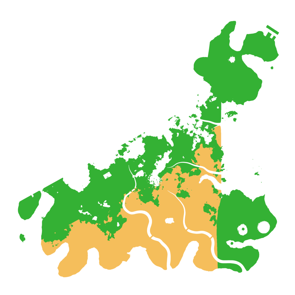 Biome Rust Map: Procedural Map, Size: 4250, Seed: 401933622