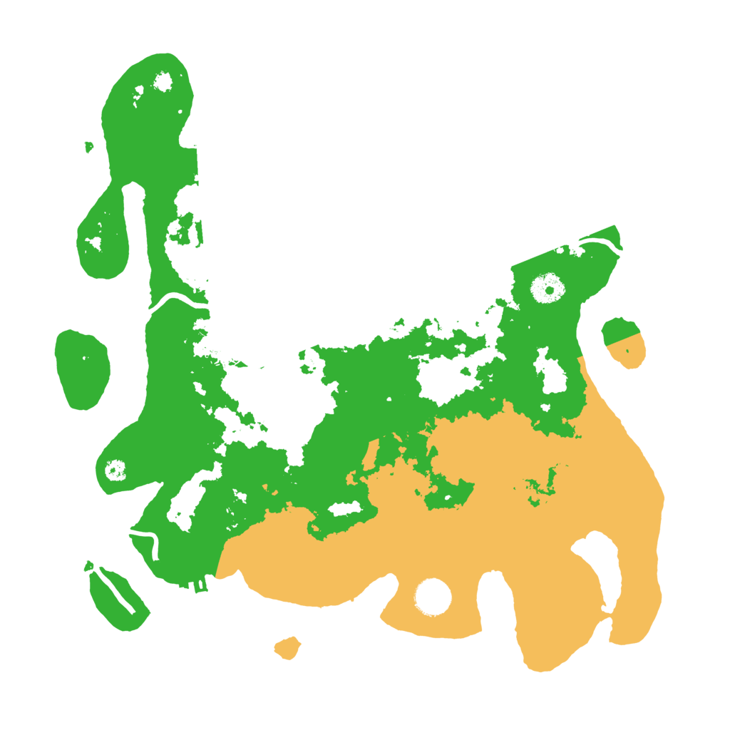 Biome Rust Map: Procedural Map, Size: 3500, Seed: 677687250