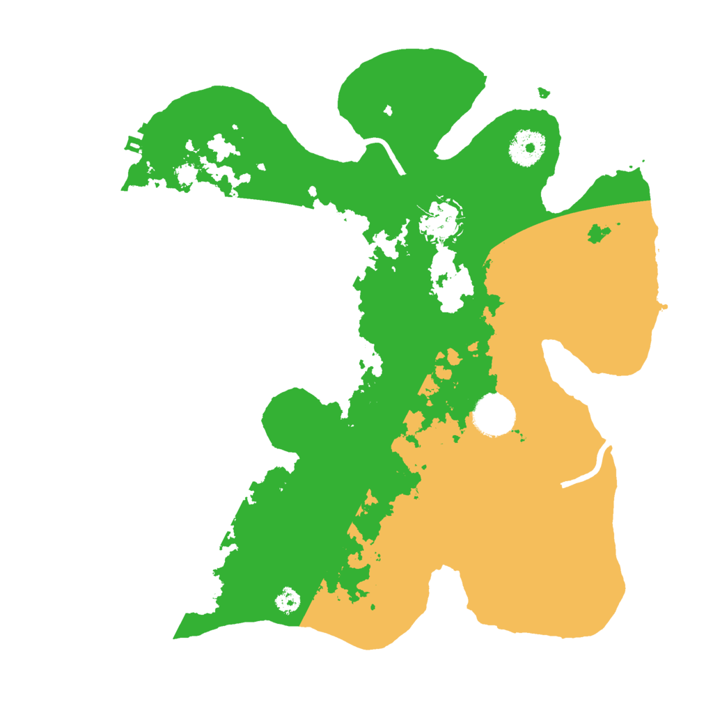Biome Rust Map: Procedural Map, Size: 3000, Seed: 1981833717