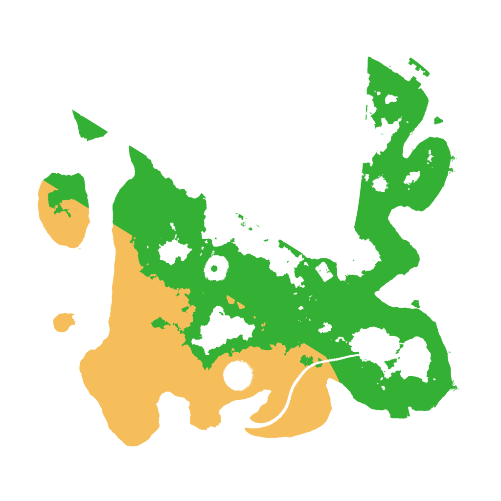 Biome Rust Map: Procedural Map, Size: 3000, Seed: 13846