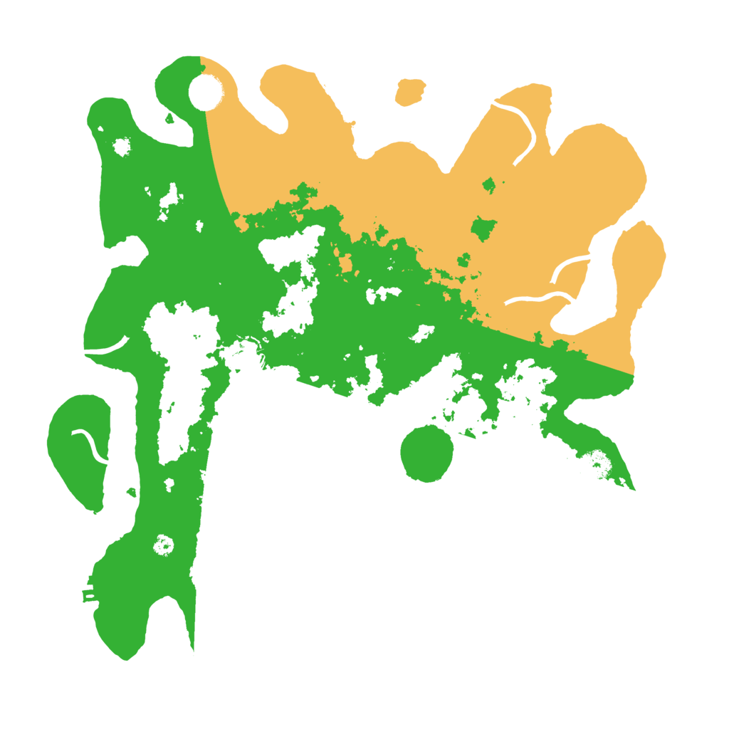 Biome Rust Map: Procedural Map, Size: 3700, Seed: 18091998