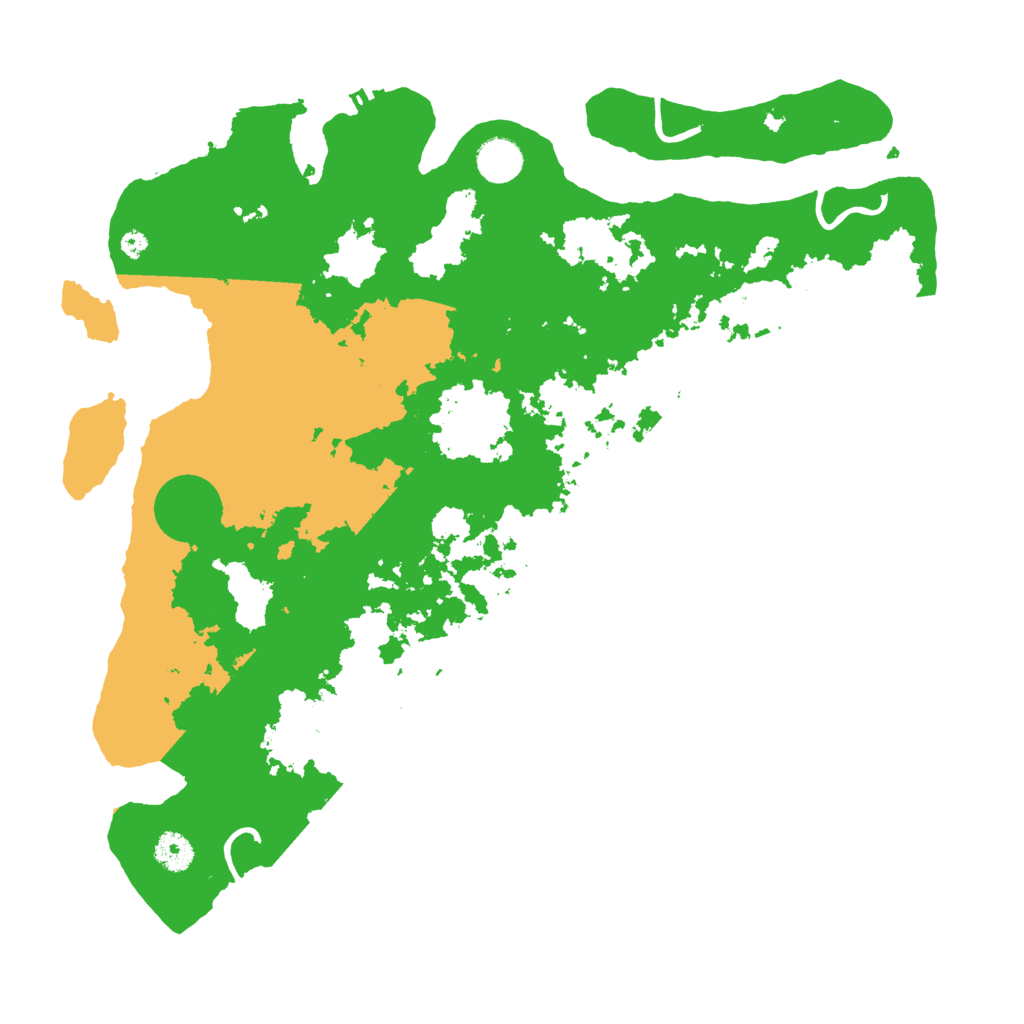 Biome Rust Map: Procedural Map, Size: 4000, Seed: 369369
