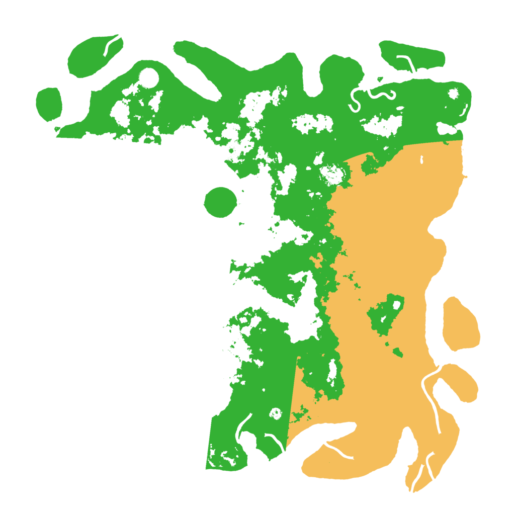 Biome Rust Map: Procedural Map, Size: 4500, Seed: 1255467003