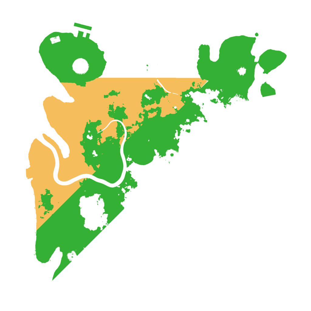 Biome Rust Map: Procedural Map, Size: 3500, Seed: 471597533