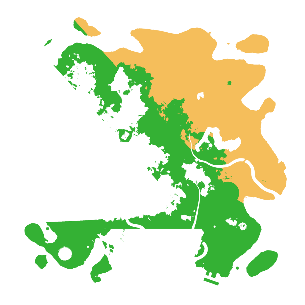 Biome Rust Map: Procedural Map, Size: 4000, Seed: 985246