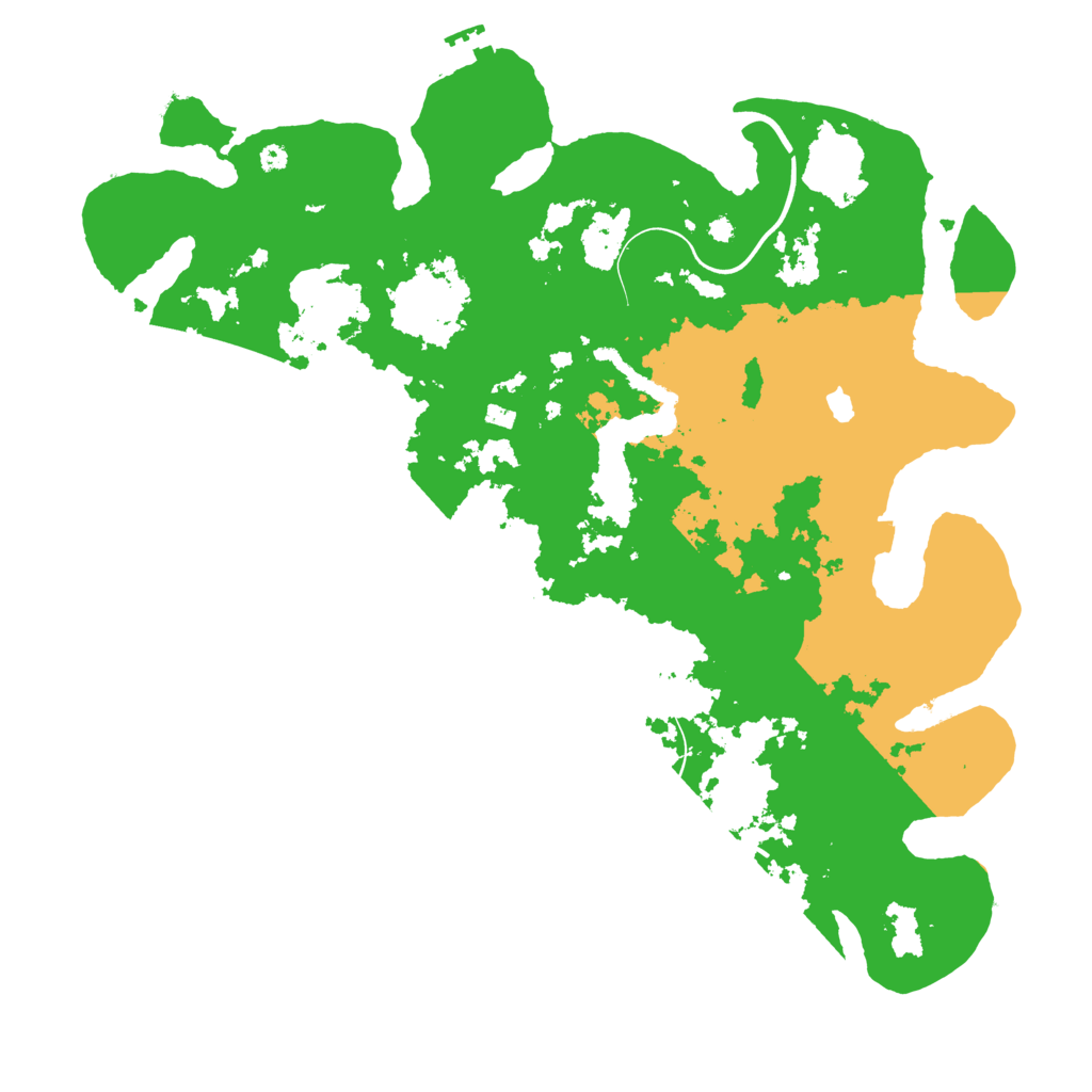 Biome Rust Map: Procedural Map, Size: 4000, Seed: 142892629