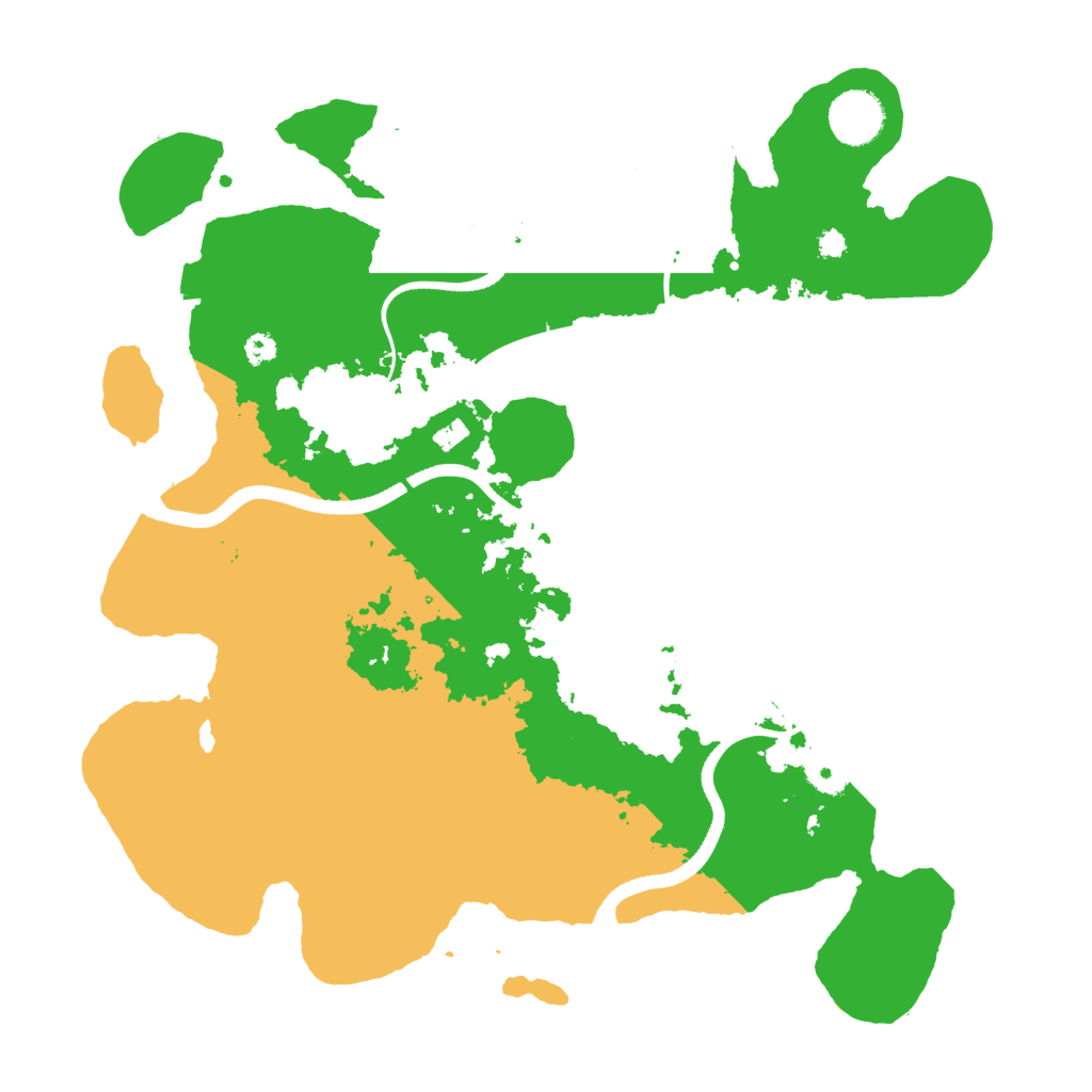 Biome Rust Map: Procedural Map, Size: 3500, Seed: 1530420132