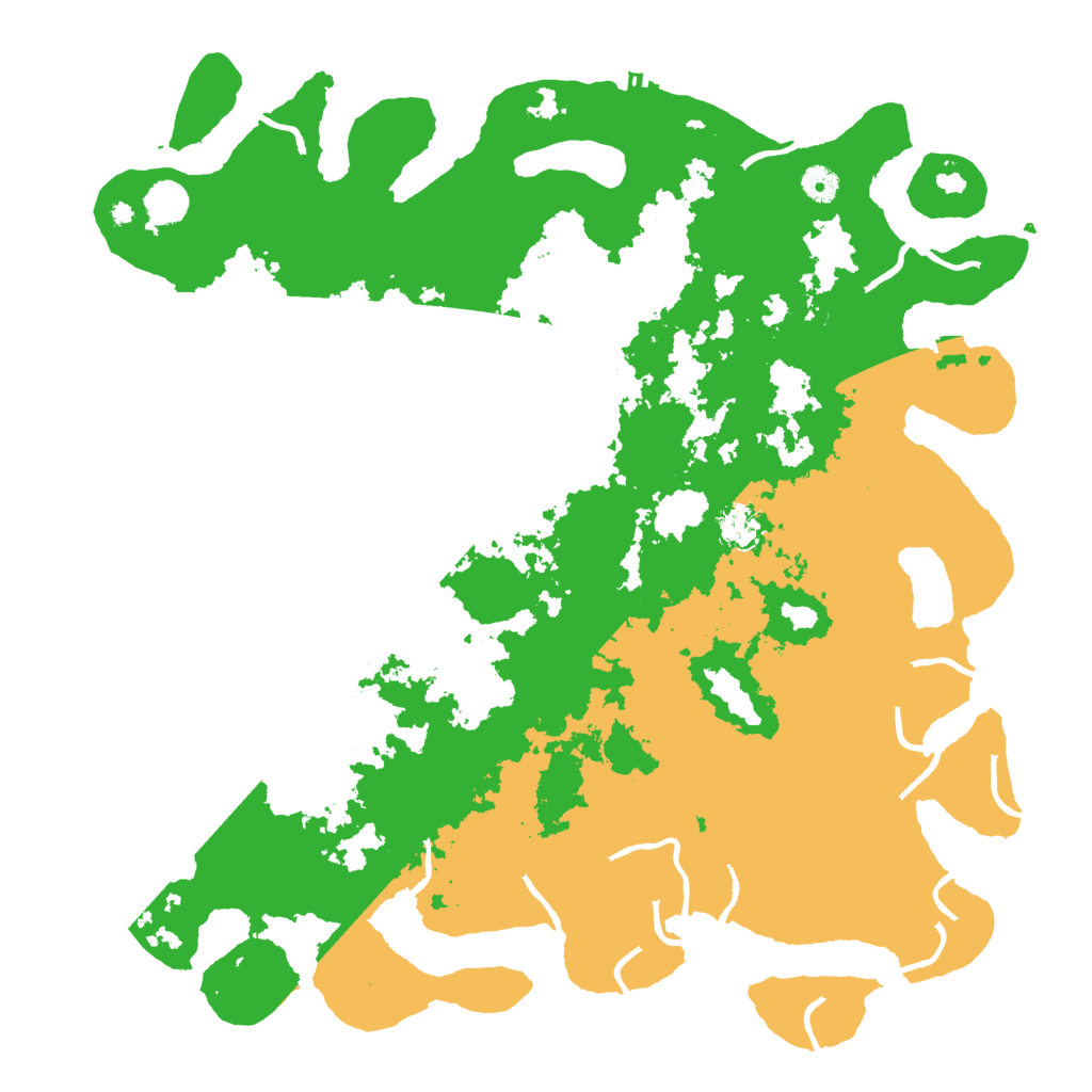 Biome Rust Map: Procedural Map, Size: 4500, Seed: 1234567