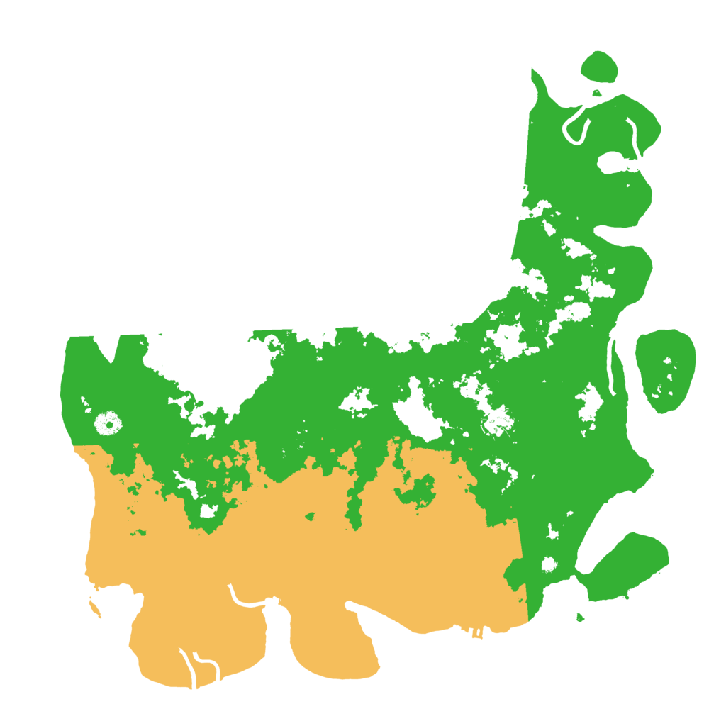 Biome Rust Map: Procedural Map, Size: 4300, Seed: 205603538