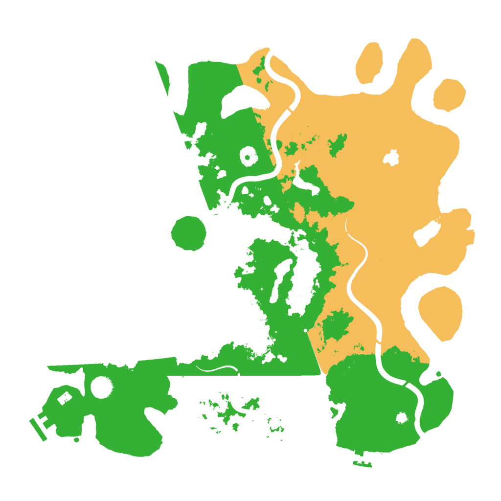 Biome Rust Map: Procedural Map, Size: 4000, Seed: 431677528