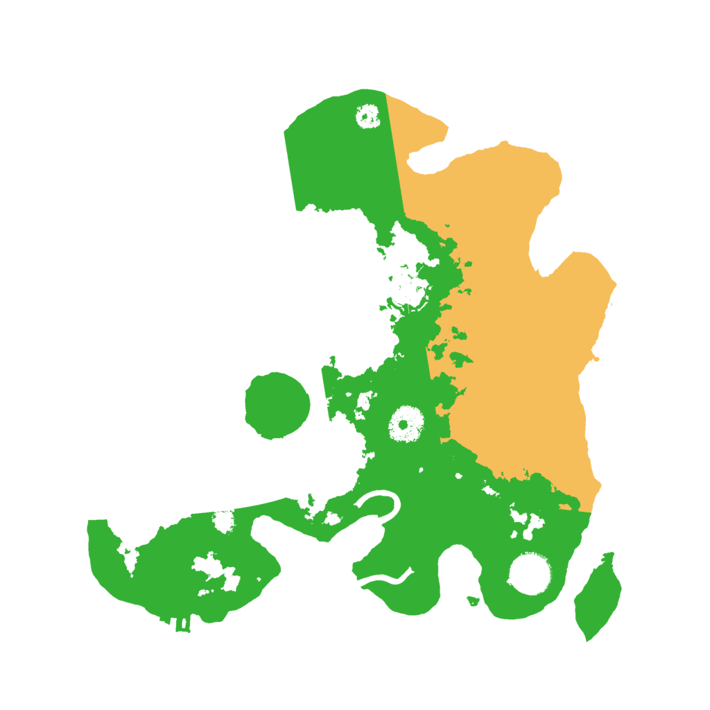 Biome Rust Map: Procedural Map, Size: 3000, Seed: 1000022
