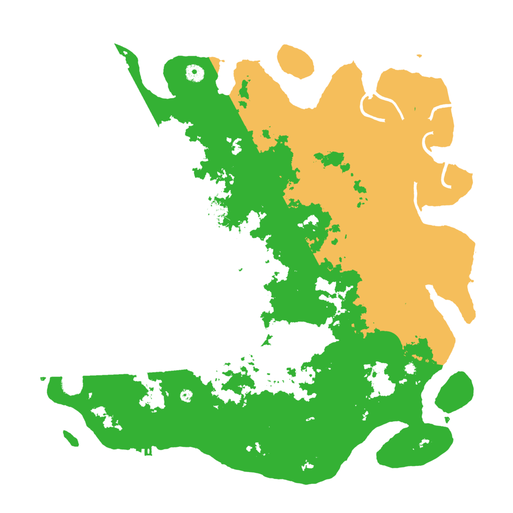 Biome Rust Map: Procedural Map, Size: 4250, Seed: 1000000001