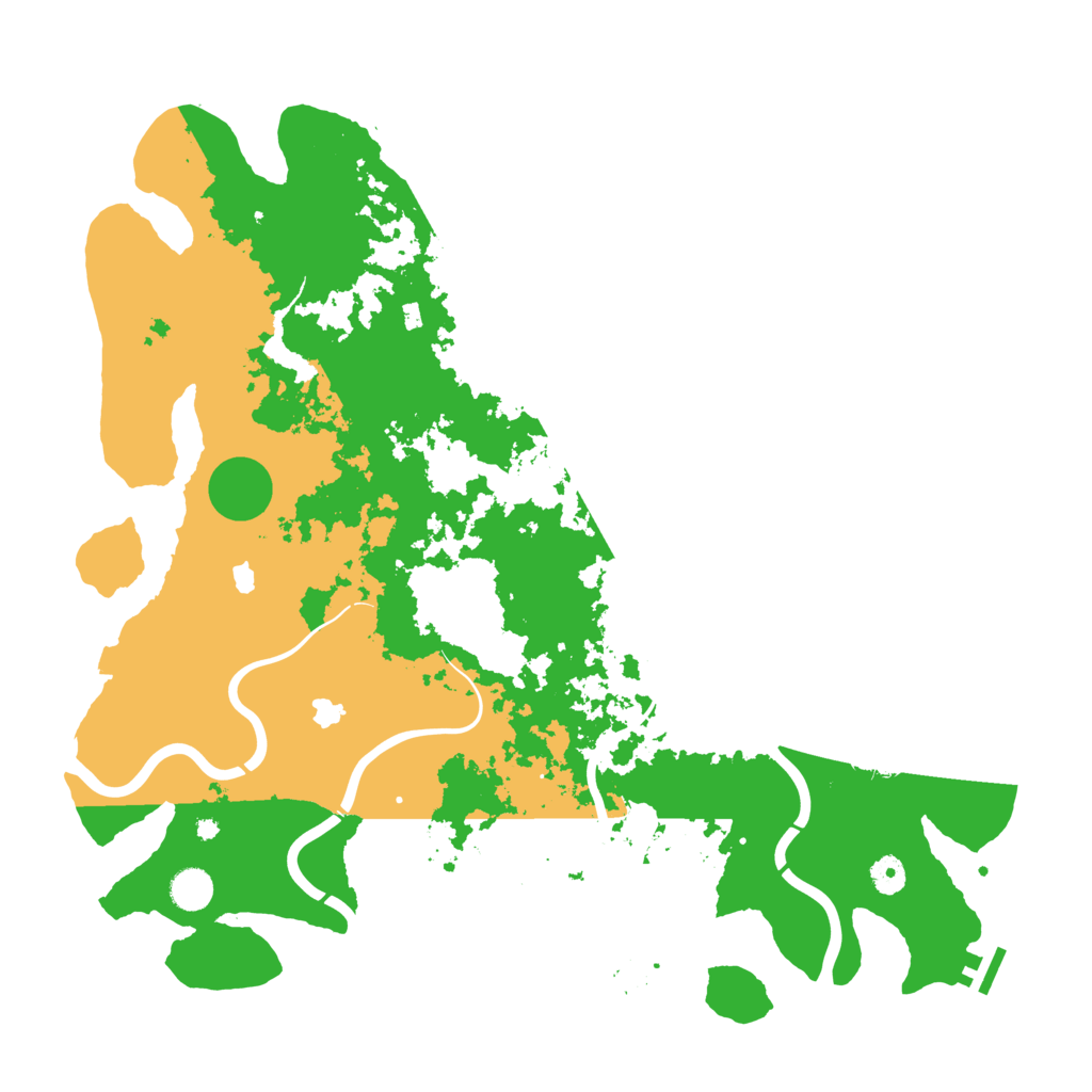 Biome Rust Map: Procedural Map, Size: 4500, Seed: 3578541