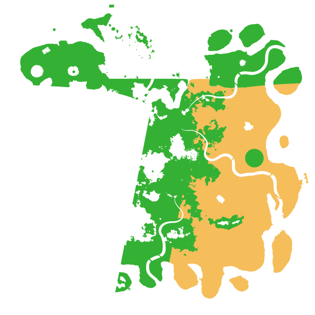 Biome Rust Map: Procedural Map, Size: 4500, Seed: 1255467008