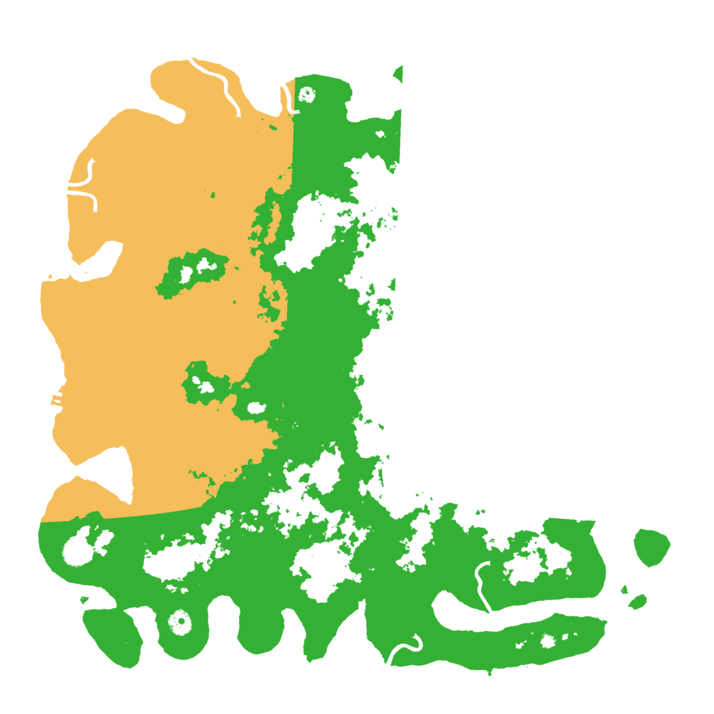 Biome Rust Map: Procedural Map, Size: 4500, Seed: 1255467010