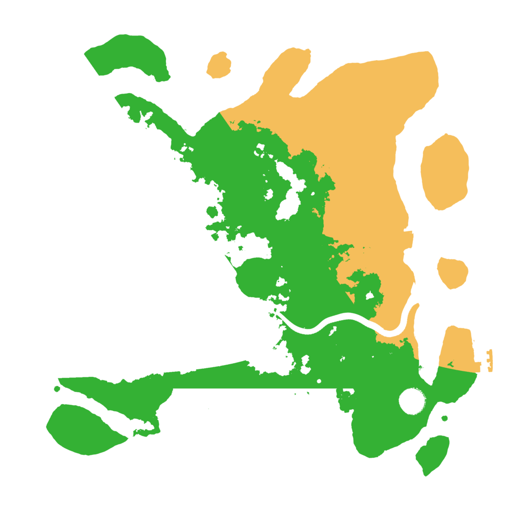 Biome Rust Map: Procedural Map, Size: 3500, Seed: 3868463