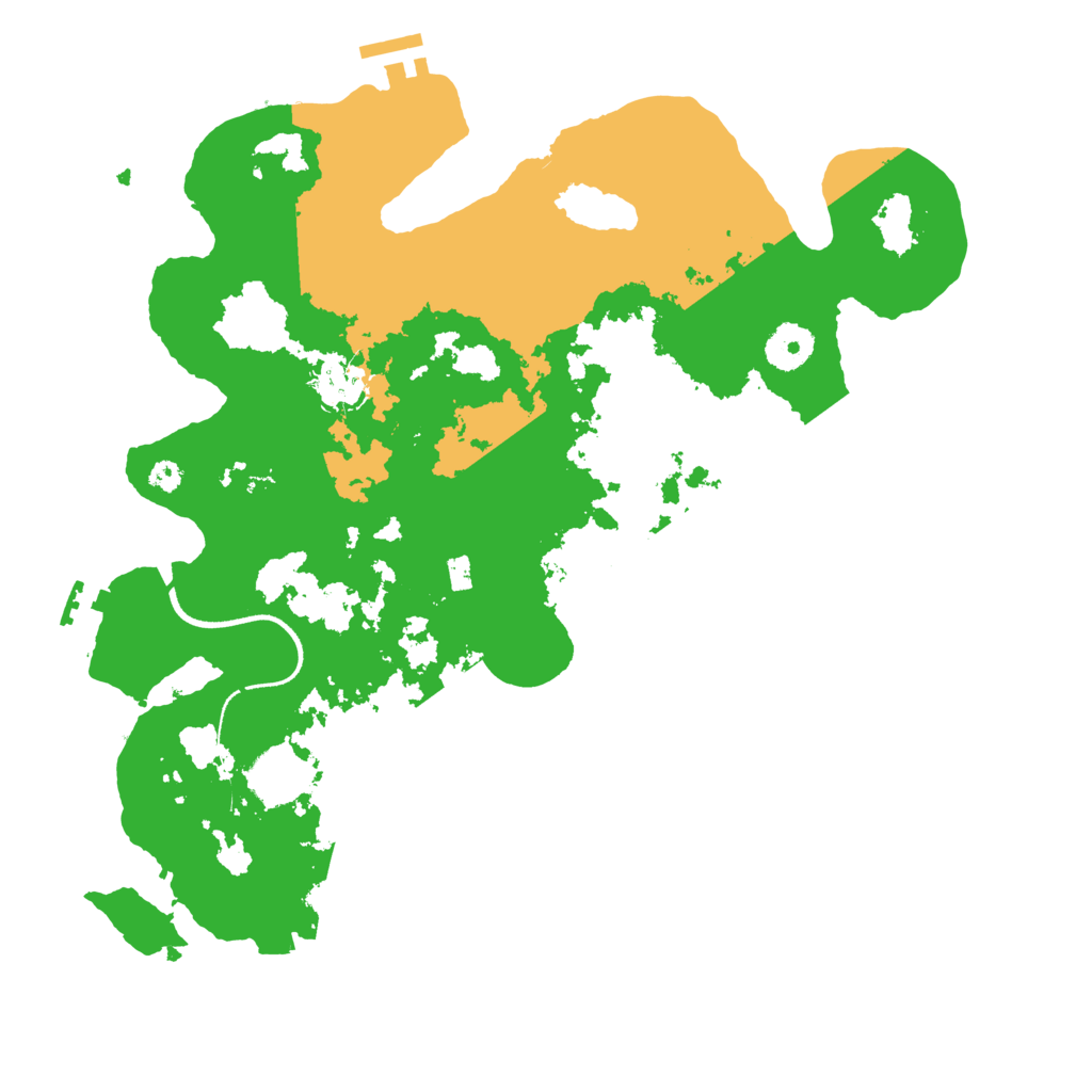 Biome Rust Map: Procedural Map, Size: 3500, Seed: 993541840