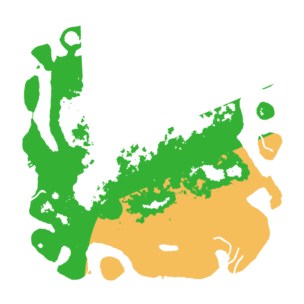 Biome Rust Map: Procedural Map, Size: 4000, Seed: 764872364