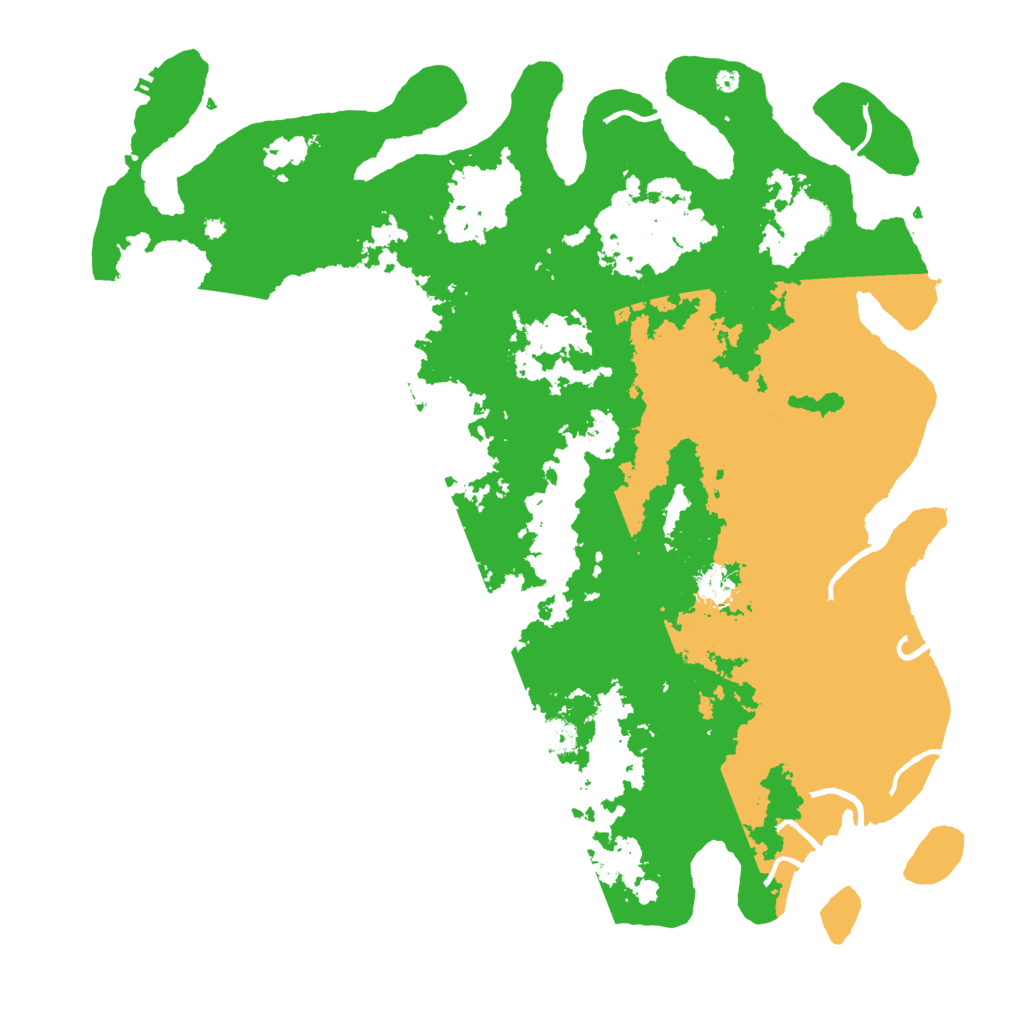 Biome Rust Map: Procedural Map, Size: 4500, Seed: 439876139