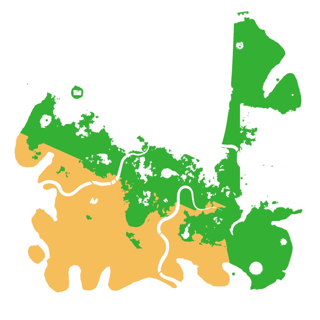 Biome Rust Map: Procedural Map, Size: 4300, Seed: 15634