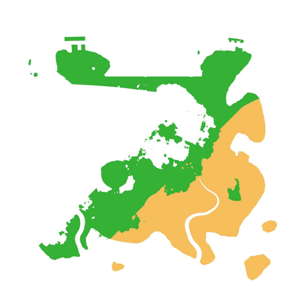 Biome Rust Map: Procedural Map, Size: 3000, Seed: 85869686