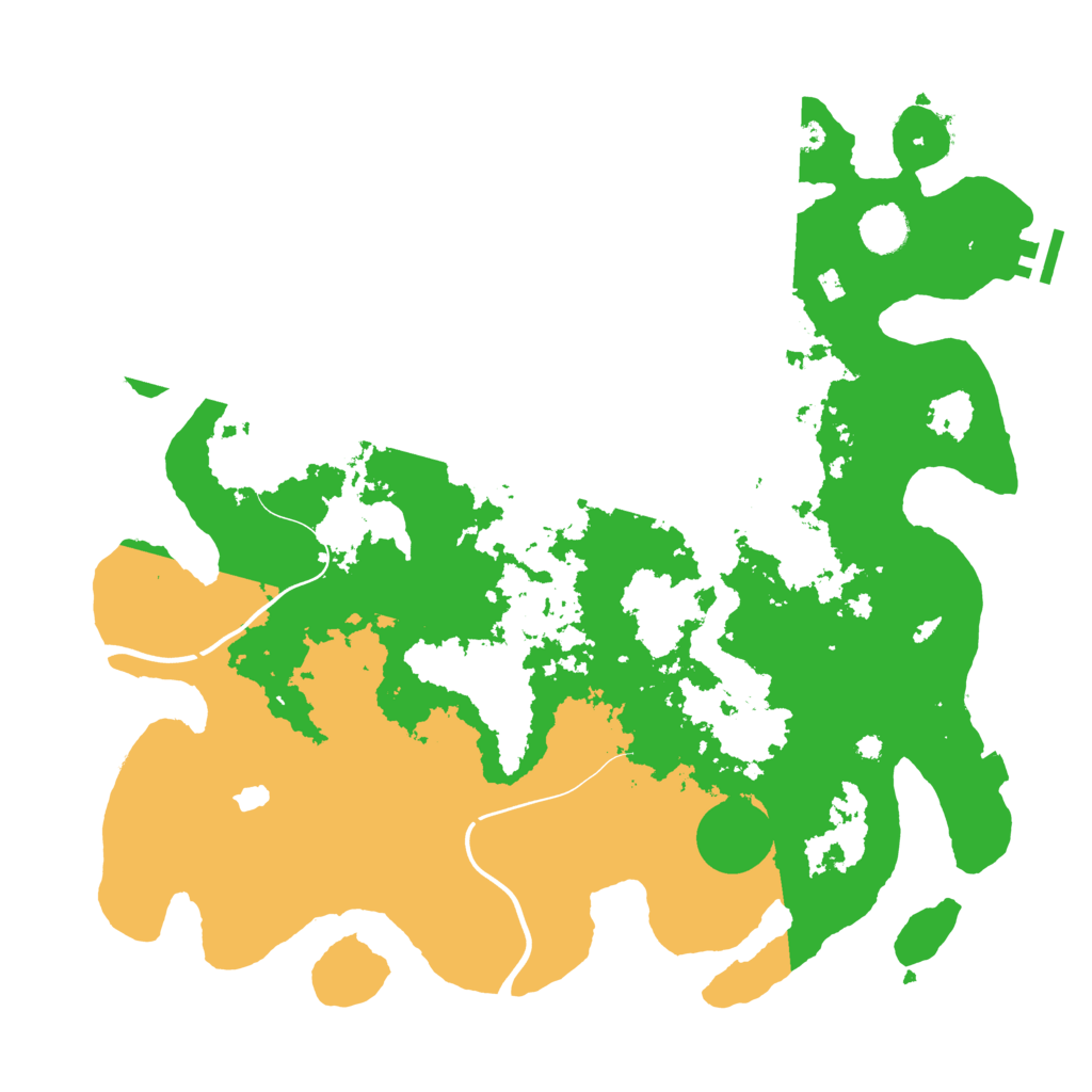 Biome Rust Map: Procedural Map, Size: 4000, Seed: 21390997