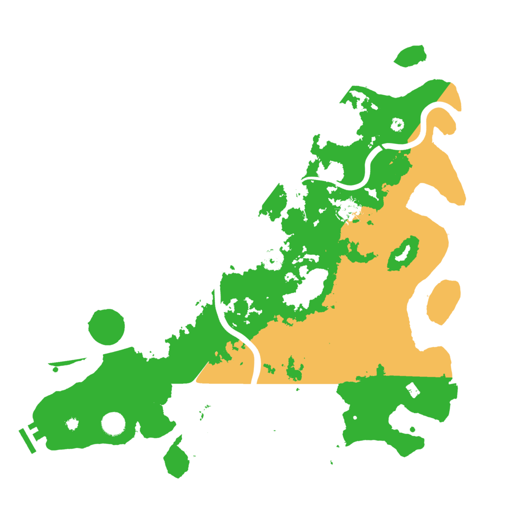 Biome Rust Map: Procedural Map, Size: 3850, Seed: 889777
