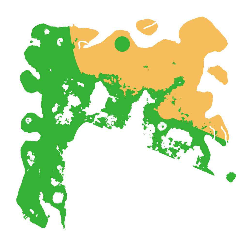 Biome Rust Map: Procedural Map, Size: 4250, Seed: 21390995