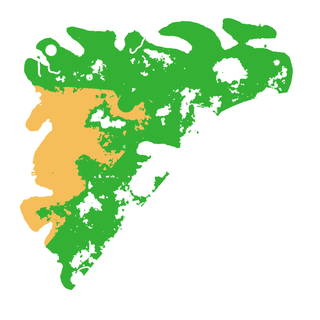 Biome Rust Map: Procedural Map, Size: 5000, Seed: 523949985