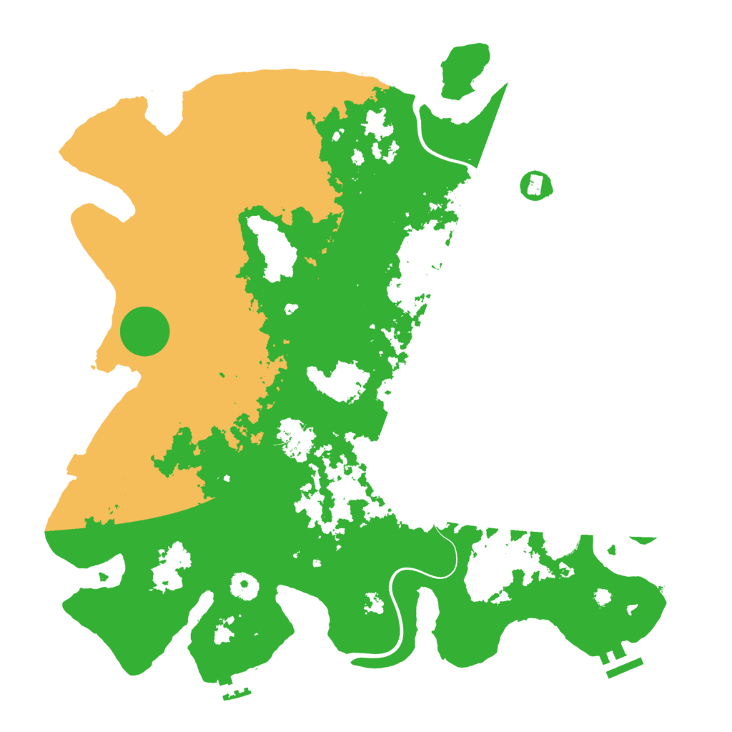 Biome Rust Map: Procedural Map, Size: 3900, Seed: 6172498