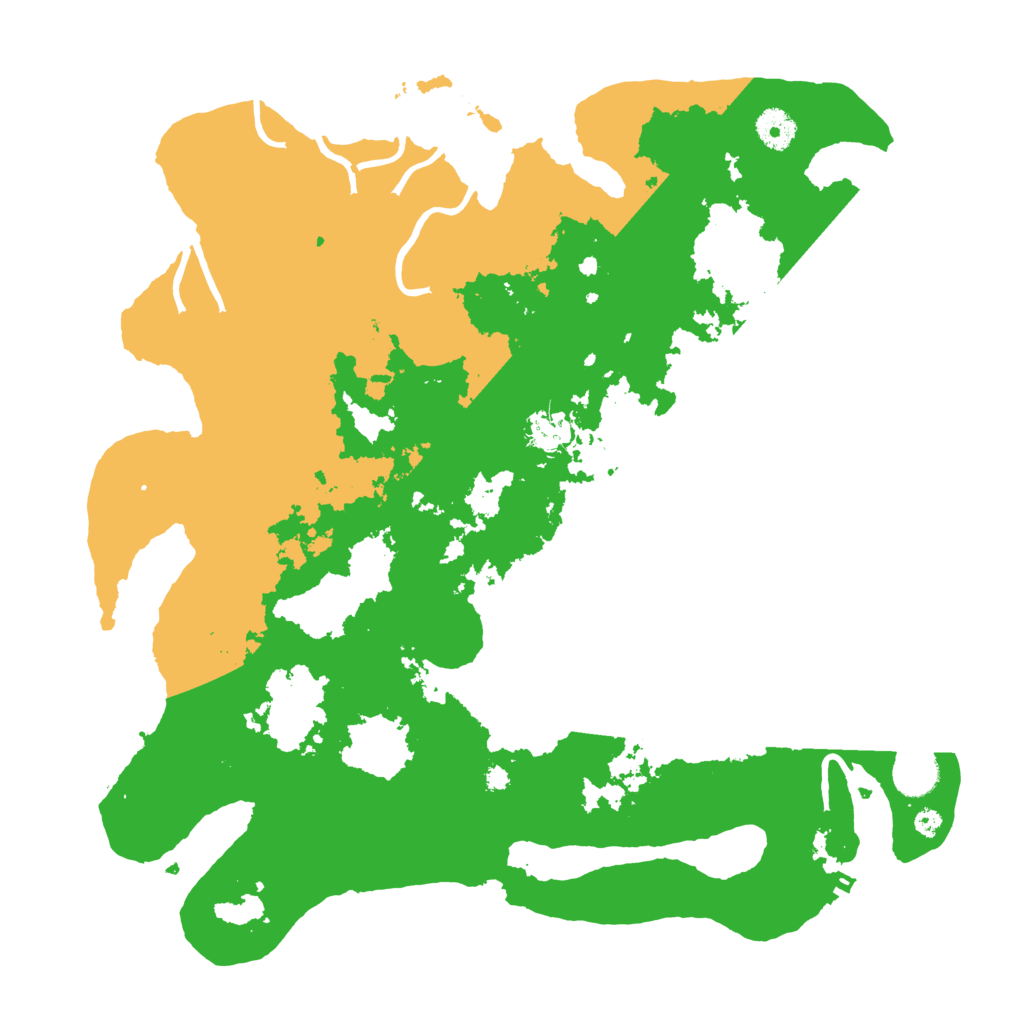 Biome Rust Map: Procedural Map, Size: 3900, Seed: 1397245