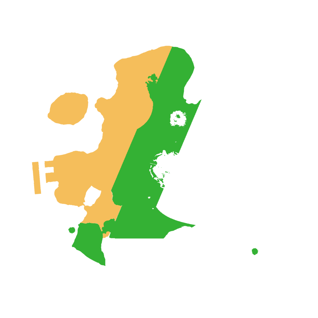 Biome Rust Map: Procedural Map, Size: 2000, Seed: 19451